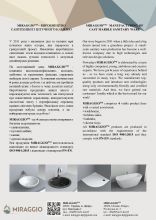 MIRAGGIOTM – ВИРОБНИЦТВО САНТЕХНІКИ З ШТУЧНОГО КАМЕНЮ 